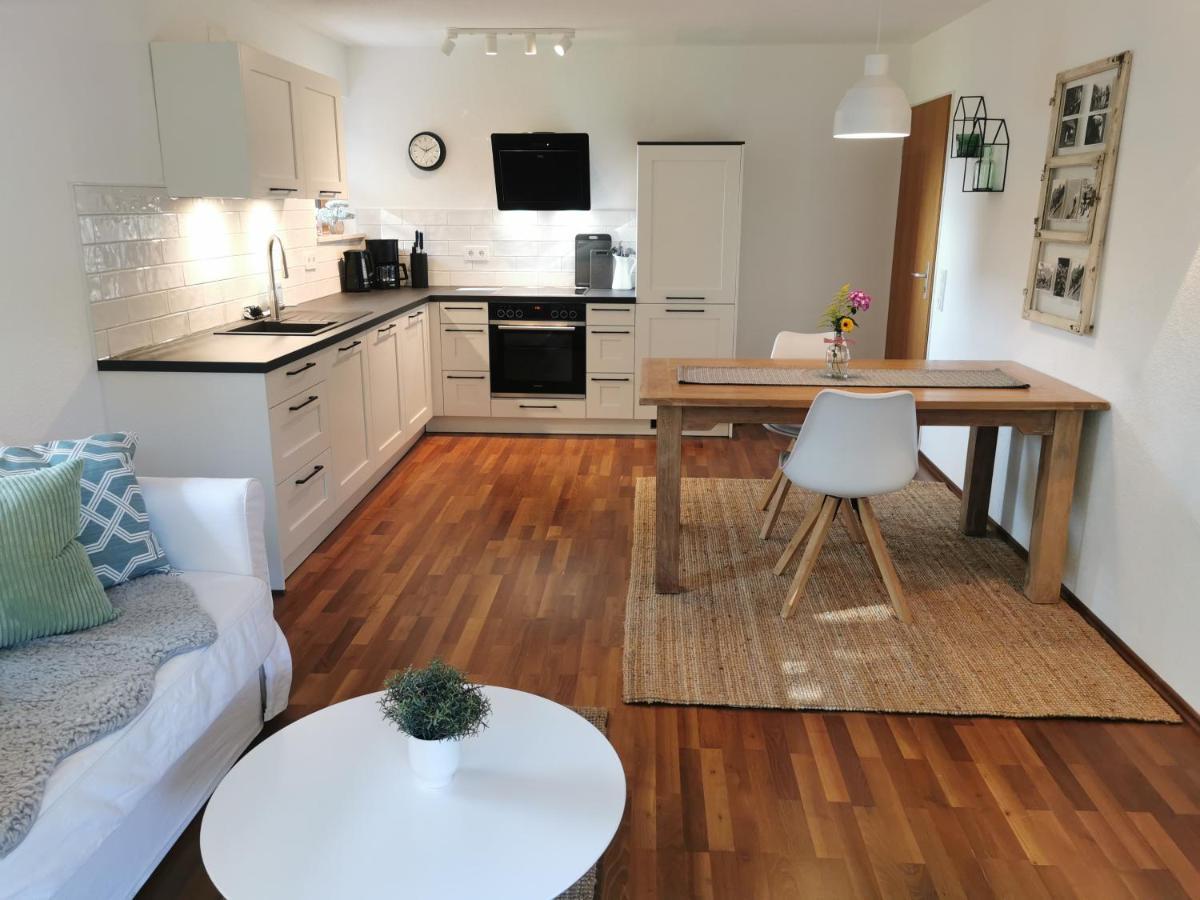 Ferienwohnung Wiesenblick バート・ヒンデラング エクステリア 写真