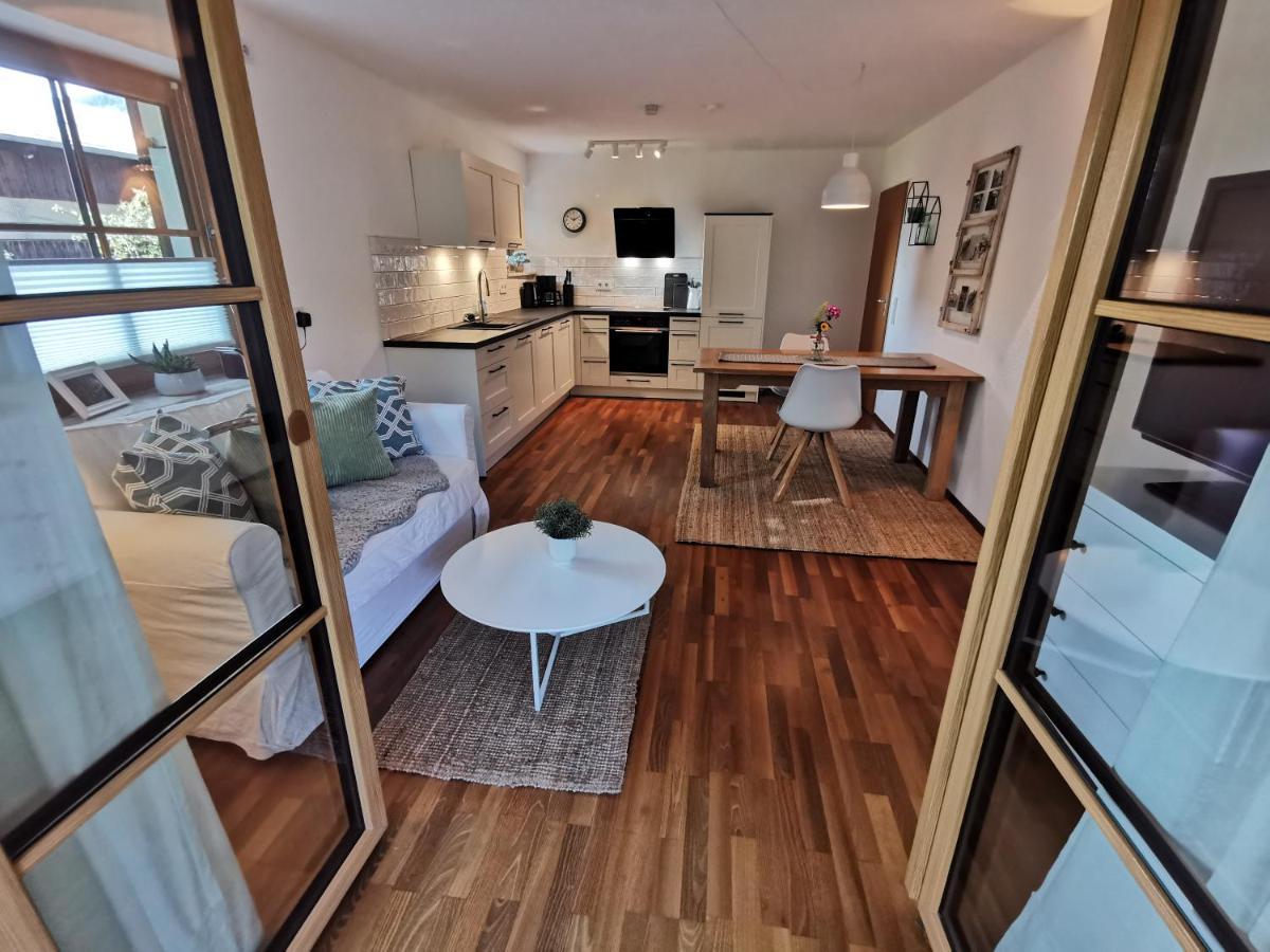 Ferienwohnung Wiesenblick バート・ヒンデラング エクステリア 写真