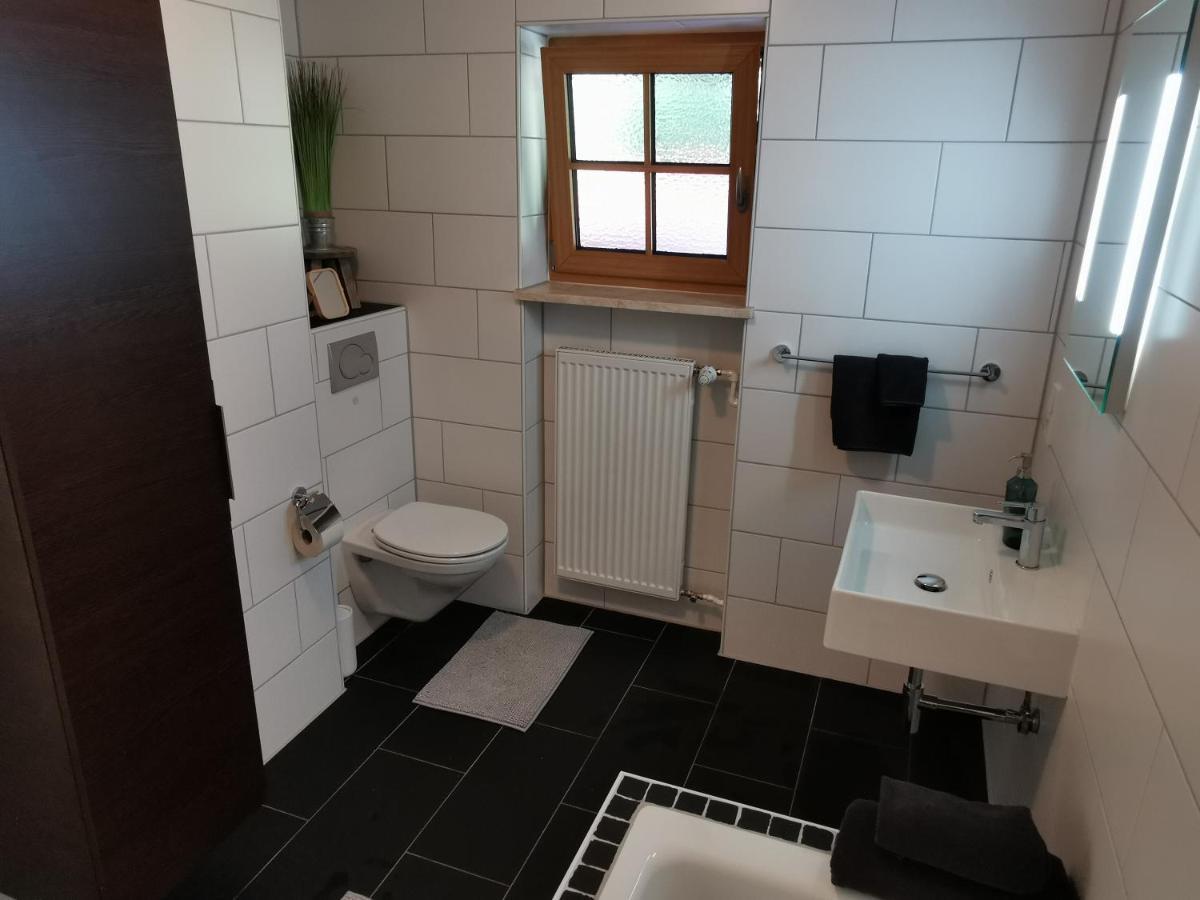 Ferienwohnung Wiesenblick バート・ヒンデラング エクステリア 写真