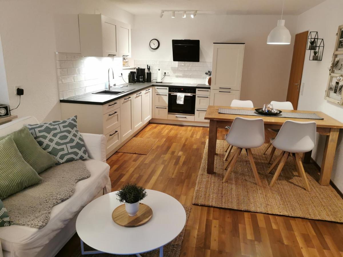 Ferienwohnung Wiesenblick バート・ヒンデラング エクステリア 写真